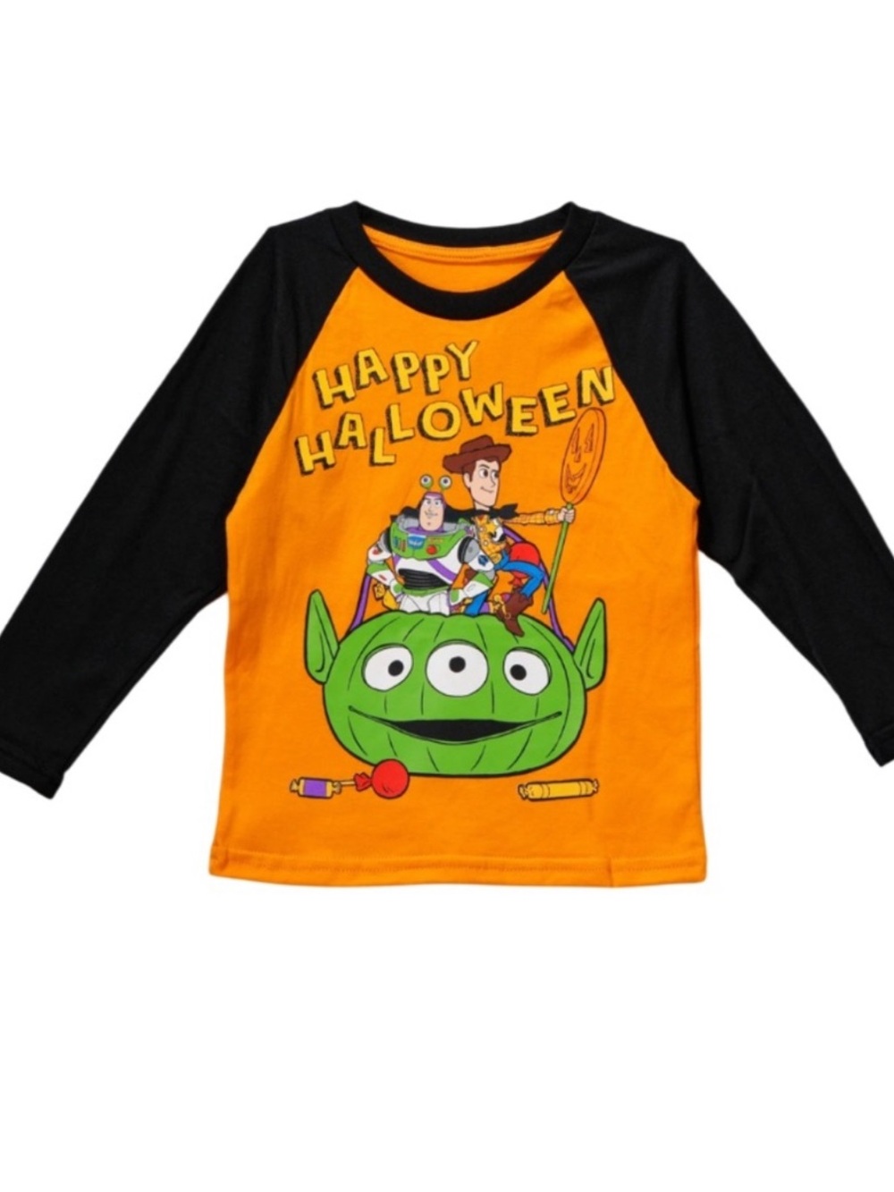 Disney Toy Story Halloween Graphic Tee Long Sleeve NWT